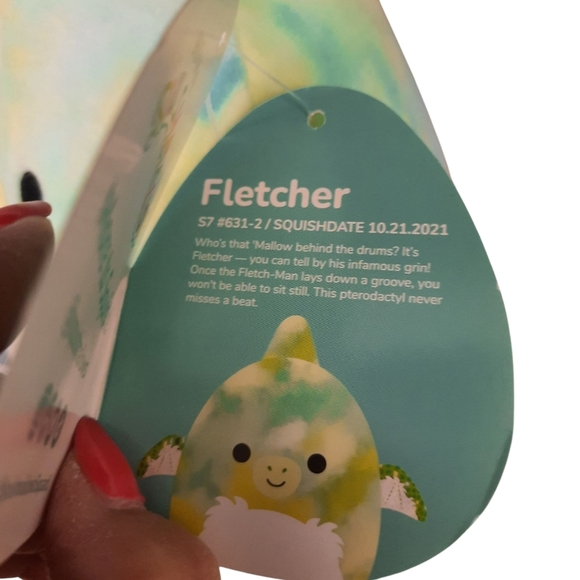 NWT Kellytoy Plush Toy for Small Pets - Blue and Yellow Fletcher - Picture 8 of 9